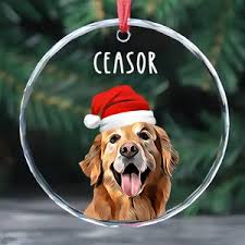 Dog Photo Frame Ornament