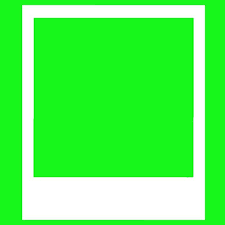 Green Screen Polaroid Frame Fotografi Abstrak Abstrak Fotografi