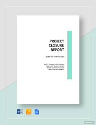 Project Closure Report Template Word Doc Google Docs Apple Mac Apple Mac Pages In 2020 Progress Report Template Report Template Project Status Report