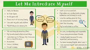 To encourage speaking practice, create a short write up about yourself and where you come from (pictures always add finding creative ways to engage your students from the very beginning may be the key to capturing and maintaining first lesson magic. How To Introduce Yourself Confidently Self Introduction Tips Samples 7esl