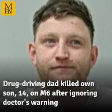 Daniel Burba, 31, was four times over the legal limit for cocaine when he  smashed into a tree off the hard shoulder