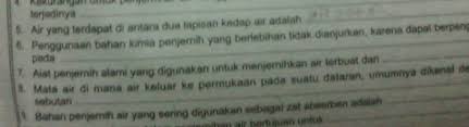Bidang ini terbukti memberikan kontribusi. Penggunaan Bahan Kimia Penjernih Yang Berlebihan Tidak Di Anjurkan Karena Dapat Berpengaruh Pada Brainly Co Id