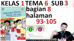 Check spelling or type a new query. Tema 6 Kelas 1 Subtema 3 Halaman 93 105 Lingkungan Bersih Sehat Dan Asri Bagian 8 Rev 2017 Youtube