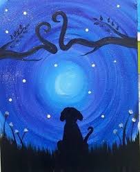Hand painted portraits from photos. Pin By Celina Torsson On Party Event Ideas Dog Canvas Painting Sillouette Painting Art Painting
