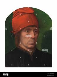 Portrait of a Man in a Fur-Trimmed Coat 1891 by Italian (Lombard) Painter  Stock Photo