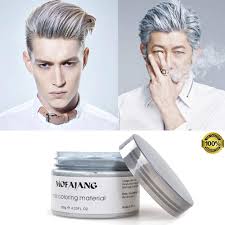 How much melanin you have depends on when you get much older, your hair will probably get gray or white. Temporary Hair Color Wax Sliver Grey Hairstyle Cream 4 23 Oz Hair Pomades Natural Hairstyle For Kids Men Women Party Cosplay Date Sliver Grey