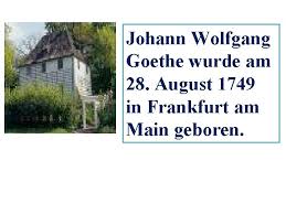Neben goethe haben heute außerdem geburtstag: Johann Wolfgang Von Goethe 1749 1832 J W