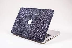 Black Glitter Macbook Case Macbook Case Macbook Mac Case