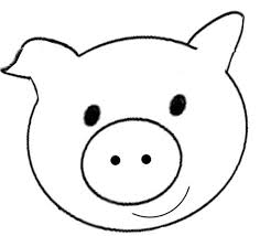 Kid A Fy A Shrunken Sweater With The Power Of Felt Pig Face Drawing Pig Face Face Template