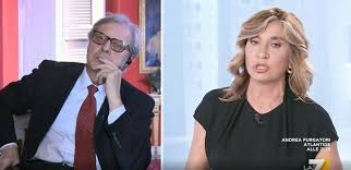 Biografia di myrta merlino, conduttrice televisiva e giornalista. Vittorio Sgarbi Gela Myrta Merlino Come Hai Fatto A Vivere Con Arcuri