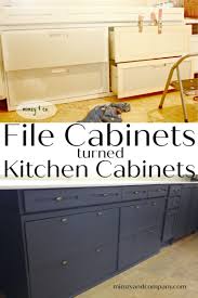 How To Turn File Cabinets Into Kitchen Cabinets Mimzy Company In 2020 Filing Cabinet Kitchen Cabinets Diy Kitchen Cabinets