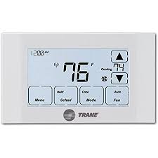 To override a locked trane thermostat, press the hold button down for five seconds. Trane Xr724 Comfort Control 4h 2c Programmable Thermostat Amazon Com