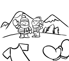Dibujo Invierno Para Colorear