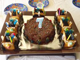 Gateau Pour L Anniversaire D Un Enfant Les Biscuits Pour L Elaboration Du Petit Train A Bonbon Sont Colles Grace A Une Gateau Idee Gateau Gateau Anniversaire