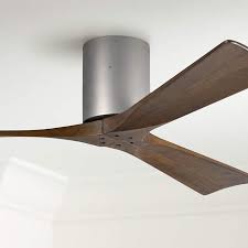52 Matthews Irene 3h Blade Walnut Nickel Hugger Ceiling Fan 7c842 Lamps Plus