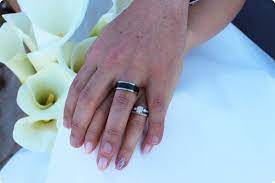 Bride And Groom Holding Hands And Showing Their Wedding Rings Beach Wedding Planner Hands With Rings Wedding Photography