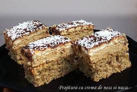 Tort cu frișcă naturală și spumă de ness. Bucataras Ro Prajitura Cu Crema De Ness Si Nuca Facebook