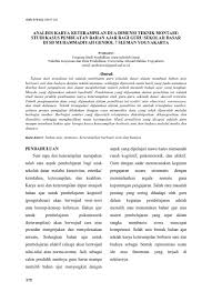 We did not find results for: Analisis Karya Keterampilan Dua Dimensi Teknik Montase Studi Kasus Pembuatan Bahan Ajar Bagi Guru Sekolah Dasar Di Sd Muhammadiyah Gendol 7 Sleman Yogyakarta