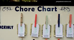 diy magnet board chore chart pink polka dot creations