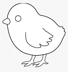 All chicken coloring pages can be downloaded or printed for free. Chick Coloring Pages Cute Baby Chick Coloring Pages White On Black Chicken Clipart Hd Png Download Kindpng