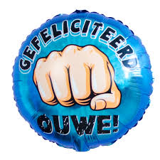 Ballon Gefeliciteerd Ouwe Greetz