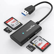 Maybe you would like to learn more about one of these? Amazon Com Usb 3 0 Sd Card Reader Rocketek 4 Slots Memory Card Reader With A 13cm Flexible Usb Cord For Sdxc Sdhc Uhs I Sd Cards Micro Sd Cards Mmc Memory Cards Simultaneously Read 2