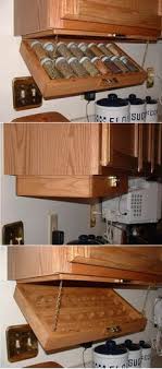 Under Cabinet Spice Rack A Smart Solution For Your Kitchen Home Diy Cabinet Spice Rack Diy Kitchen