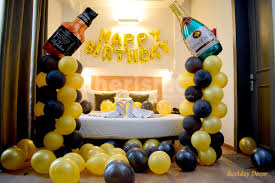 Balloons, streamers, bubbles and confetti add sparkle to your home or event space. Balloon Decoration In Hotel Room In Jaipur
