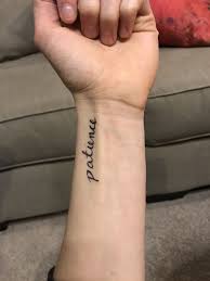 The elephant is also said to bring good luck in some cultures that is why it's often portrayed in the tattoo world. Patience Tattoo Patience Tattoo Tattoos Tattoo Quotes