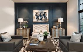 Both options look great in spacious modern style living room with black wall accent. 20 Beautiful Living Room Accent Wall Ideas