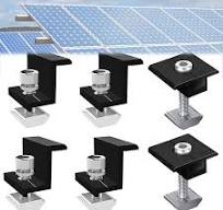 Amazon.com : 6 pcs Solar Panel Clamps Solar Panel Mounting ...