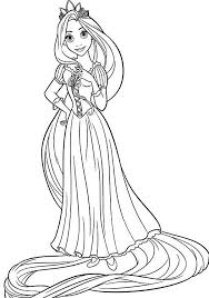 Disney Princess Repunzel Coloring Pages Novocom Top