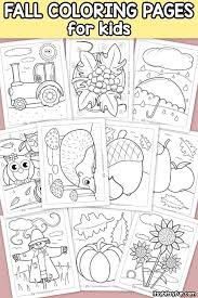 School's out for summer, so keep kids of all ages busy with summer coloring sheets. Fall Coloring Pages For Kids Itsybitsyfun Com