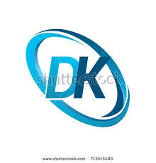 Letter Dk Logotype Design For Company Name Colored Blue Swoosh Vector Logo For Business And Company Iden Logotype Design Design Company Names Company Identity