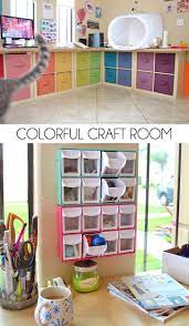 My Colorful Craft Room Storage And Decor Craft Room Decor Craft Room Storage Dream Craft Room