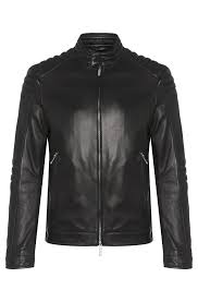 Blouson En Cuir Regular Fit Narveyn Mercedes Benz Blouson Homme Hugo Boss Iziva Com