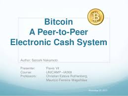 A p2p network is a distributed system of machines called nodes. Bitcoin A Peer To Peer Electronic Cash System