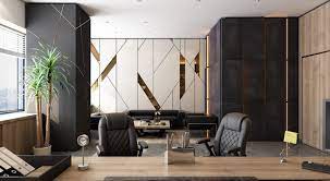 Ceo Office Design And Visualization For A Well Known Company In Kuwait City Design Studio Office Office Interior Design Office Cabin Design