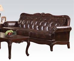 Pairs nicely with an old fashioned. Birmingham Dark Brown Grain Leather Wood Sofa Brown Furniture Living Room Living Room Sets Furniture Usa Furniture