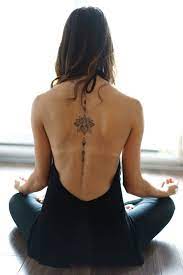 Kaarinevasco Lcbalphaphoto Lotus Tattoo Yoga Zen Tattoos Back Tattoo Women Spine Tattoos