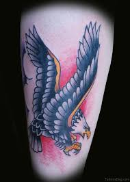 Bald eagle a bald eagle screeching and focusing on something out of the picture's view. 42 Perfect Eagle Tattoos For Leg