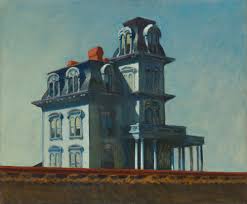 Painted in 1929 as an oil on canvas, hopper captures a moment of city life in the changing times of 1920s america. Edward Hopper House By The Railroad 1925 Moma