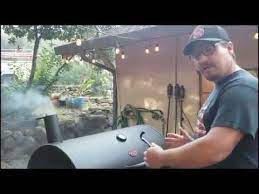 Char Griller Seasoning Youtube Smoker Plans Wood Fire Pit Dad Life