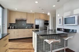 Light wood kitchen cabinets are clean and practical and will match well with almost any type of kitchen flooring, countertops, walls, and furnishings. 43 New And Spacious Light Wood Custom Kitchen Designs Home Stratosphere