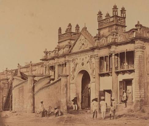 Gateway leading into the Kaiser Bagh, Lucknow, 1858 (c) | Online Collection | National Army Museum, London