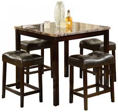 If you're interested in finding kitchen and dining tables options other than marble / granite and pub table, you can further refine your filters to get the selection you want. Furniture High Top Dining Room Inspiration Table Sets Best Four Wooden Bar Stool With Brown Top Kitchen Table Kitchen Table Settings Kitchen Table Small Space