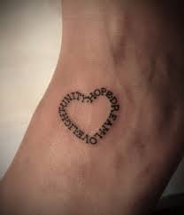 Choose your favorite love word name design from this list. 101 Heart Tattoo Designs That Will Cause You Fall In Love Again