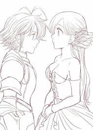 Cette jeune fille n'est autre que la princesse elizabeth qui désire ardemment retrouver les seven deadly sins. 95 Meliodas And Elizabeth Ideas Seven Deadly Sins Anime 7 Deadly Sins Seven Deadly Sins