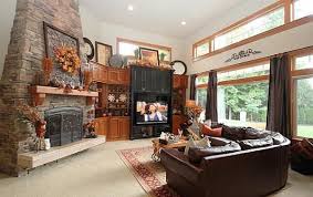 Cozy Thanksgiving Decorating Ideas Living Room Makeover In Fall Fireplace Makeover Thanksgiving Living Room Decorations Freestanding Fireplace