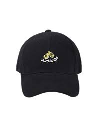 Embroidery Avocado Letter Pattern Baseball Cap Baseball Cap Hat Types Women Accessories Hats